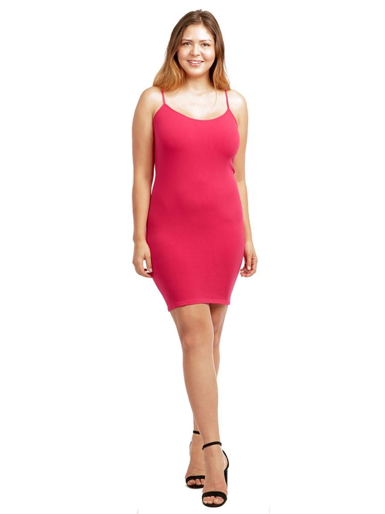 LAVRA Women's Regular Plus Size Camisole Dress Slip Costume