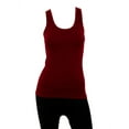 thumbnail image 1 of LAVRA Women's Ribbed Knit Racerback Tank Top, 1 of 2