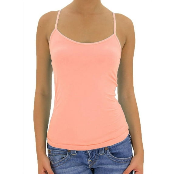 LAVRA Women's Seamless Camisole Spaghetti Strap Tank Top