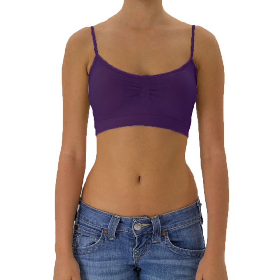 LAVRA Women's Seamless Stretch Padded Wire Free Bra Bralette