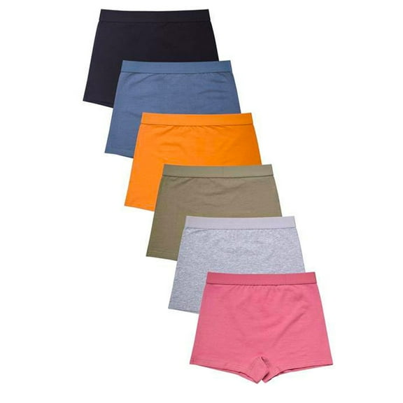 LAVRA Women's Sexy Lace Boyshort Bikini Multi Pack 6 Hipphugging Panties Set