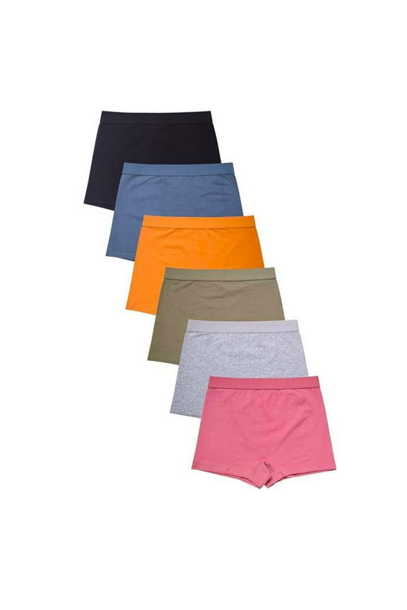 Women's Sexy Lace Boyshort Bikini Multi Pack 6 Hipphugging Panties Set