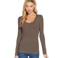thumbnail image 1 of LAVRA Women's Soft Casual Crew Neck Long Sleeve Shirt, 1 of 6