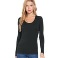 thumbnail image 1 of LAVRA Women's Soft Casual Crew Neck Long Sleeve Shirt, 1 of 6