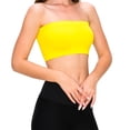 thumbnail image 1 of LAVRA Women's Strapless Bra Cropped Seamless Tube Top Stretch Sport Bandeau, 1 of 1
