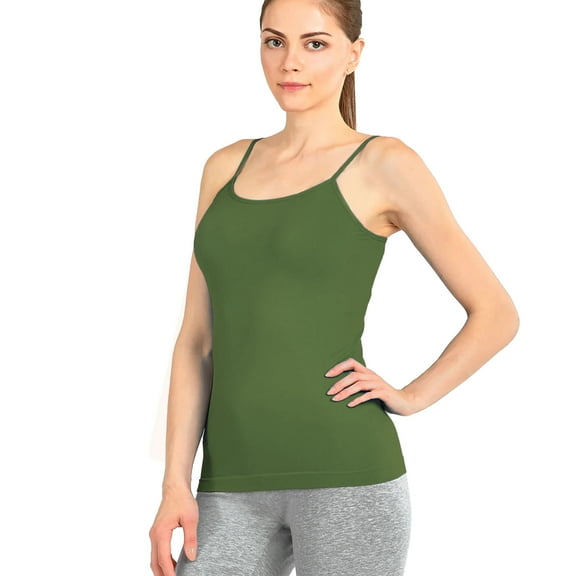 LAVRA Women's Seamless Camisole Spaghetti Strap Tank Top