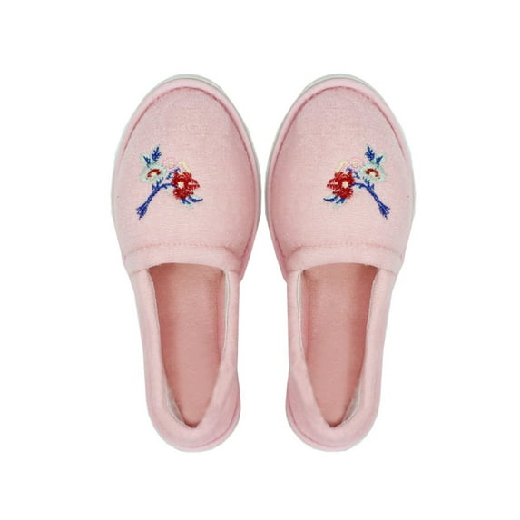 LAVRA Women's Terry Slip On House Shoes Bedroom Slippers