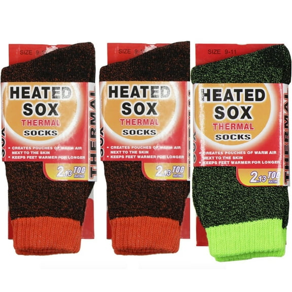 LAVRA Women's Thermal Socks Size 9-11 Warm Winter Heated Sox Insulated Feet Pair of 1-3 Packs
