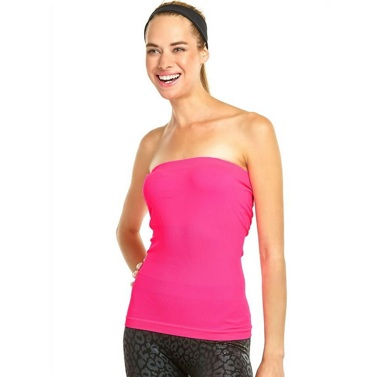 LAVRA Women's Tube Top Seamless Color Strapless Camisole