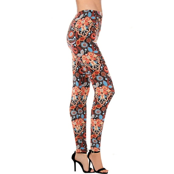 LAVRA Women's Ultra Soft Graphic printed Floral Fashion Leggings