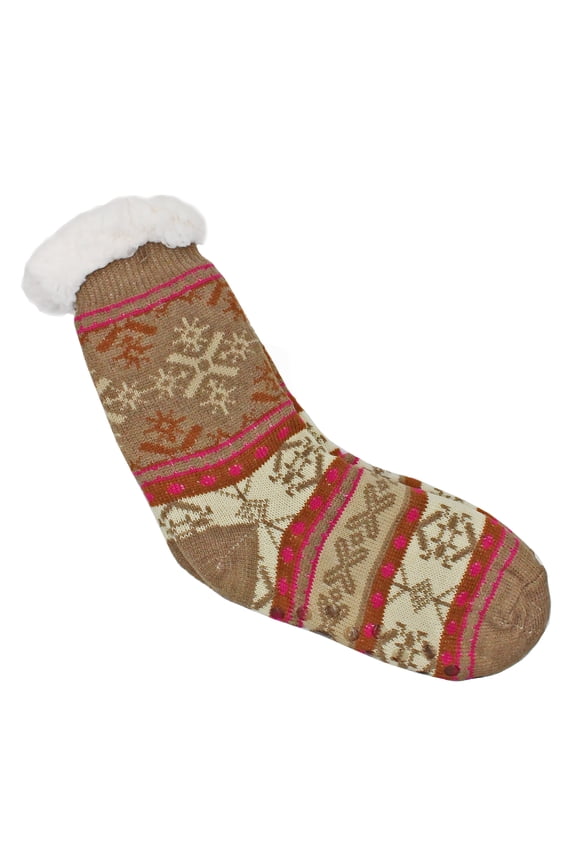 Women's Winter Sherpa Socks Plush Fleece Lined Chirstmas Stocking Slipper Sox
