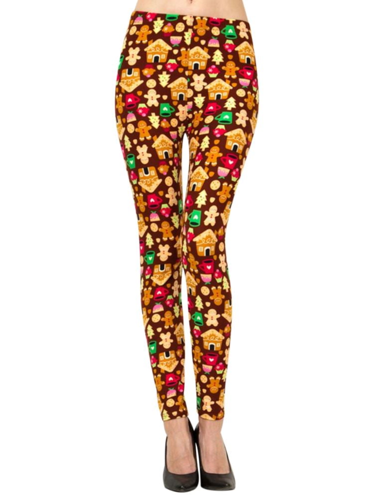 Time Tru Christmas Leggings  Womens 2018 Christmas Leggings