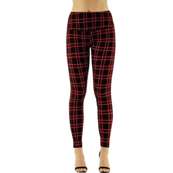 LAVRA Womens Graphic Print Joggers Regular and Plus Sizes Full Length Leggings