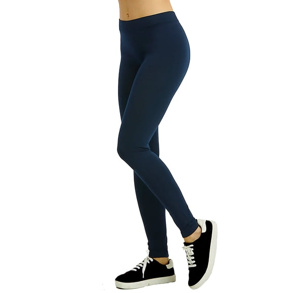 LAVRA Womens Leggings Stretchy Full Length Carpi Footless Tights Workout Yoga Pants Cropped