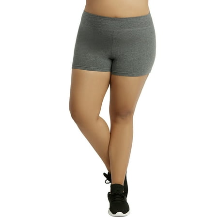 LAVRA Womens Regular &Plusr Size Shorts Athletic Bike Cotton Short Yoga Bottoms