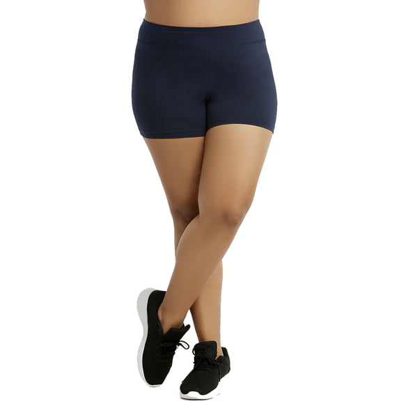 LAVRA Womens Regular &Plusr Size Shorts Athletic Bike Cotton Short Yoga Bottoms