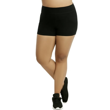 LAVRA Womens Regular &Plusr Size Shorts Athletic Bike Cotton Short Yoga Bottoms