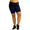 thumbnail image 1 of LAVRA Womens Regular &Plusr Size Shorts Athletic Bike Cotton Short Yoga Bottoms, 1 of 4