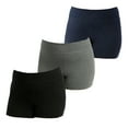 thumbnail image 1 of LAVRA Womens Regular &Plusr Size Shorts Athletic Bike Cotton Short Yoga Bottoms, 1 of 5
