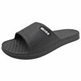 thumbnail image 1 of LAVRA Womens Slides Open Toe Beach Slip On Sandals, 1 of 5