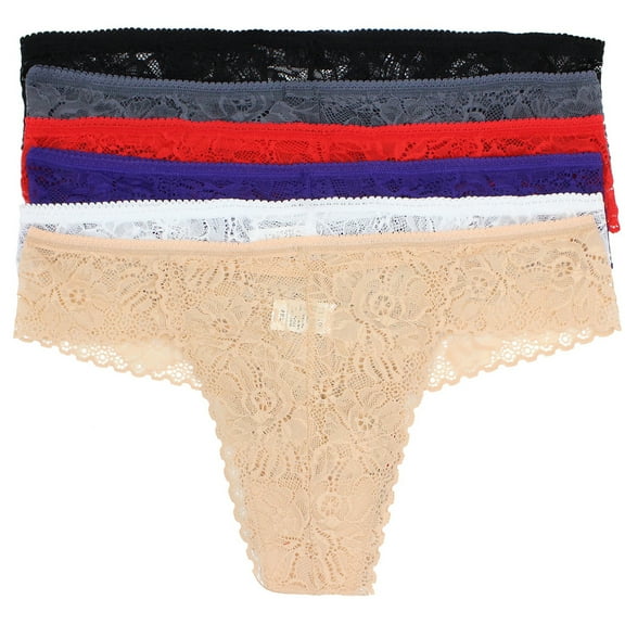 LAVRA Womens Underwear Lace Panties | Plus Size sexy panties & Boyshorts | Ladies Brief cheeky underwear for women Hipster Multi Pack