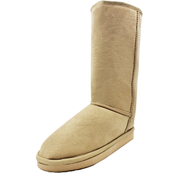 LAVRA Womens Winter Boots Faux Fur Classic Sheepskin Snow Shoes