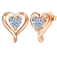 thumbnail image 1 of LAVUMO Heart Earrings for Women Sterling Silver 925 ,5A Cubic Zircon Jewelry Festival Gift for Her, 1 of 6
