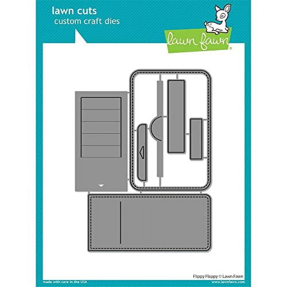 Lawn Fawn 'Screen Time' Custom Craft Die Set - High-Quality Steel Cutting Dies For Papercraft