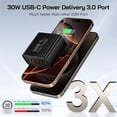 thumbnail image 1 of LAWONP-2Pack USB C Fast Charger Block, Total 60W 5-Port USB C Wall Charger 30W Type C Charging Block, 2USB C+3USB A PD 3.0 Multiport Charging Cube for iPhone 17 16 15 14 Pro Max, G-alaxy S26 S25 Ultr, 1 of 3