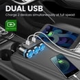 LAWONP-Cigarette Lighter Adapter & Splitter with 150W 3-Sockets & LED ...