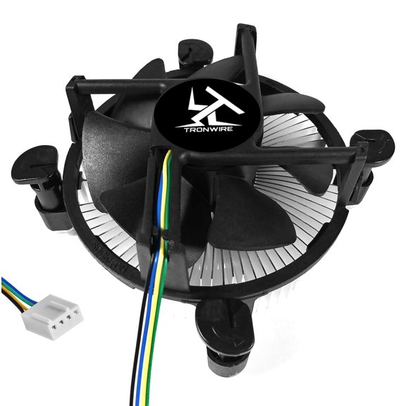LAWONP-TW-2 CPU Cooler Aluminum Heatsink Copper Core Base 4-Pin PWM 92mm Low Profile 3000 RPM Fan Pre-Applied Thermal Paste for Intel Core i3 i5 i7 i9 Socket 1200 1151 1150 1155 1156 Desktop PC