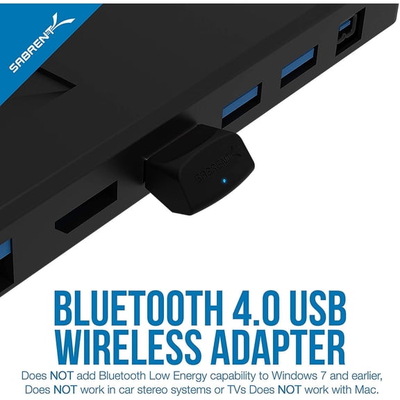 LAWONP-USB Bluetooth 4.0 Micro Adapter for PC [v4.0 Class 2 with Low Energy Technology] (BT UB40)