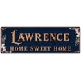 thumbnail image 1 of LAWRENCE Home Sweet Home Victorian 6x18 Metal Sign 106180046853, 1 of 1