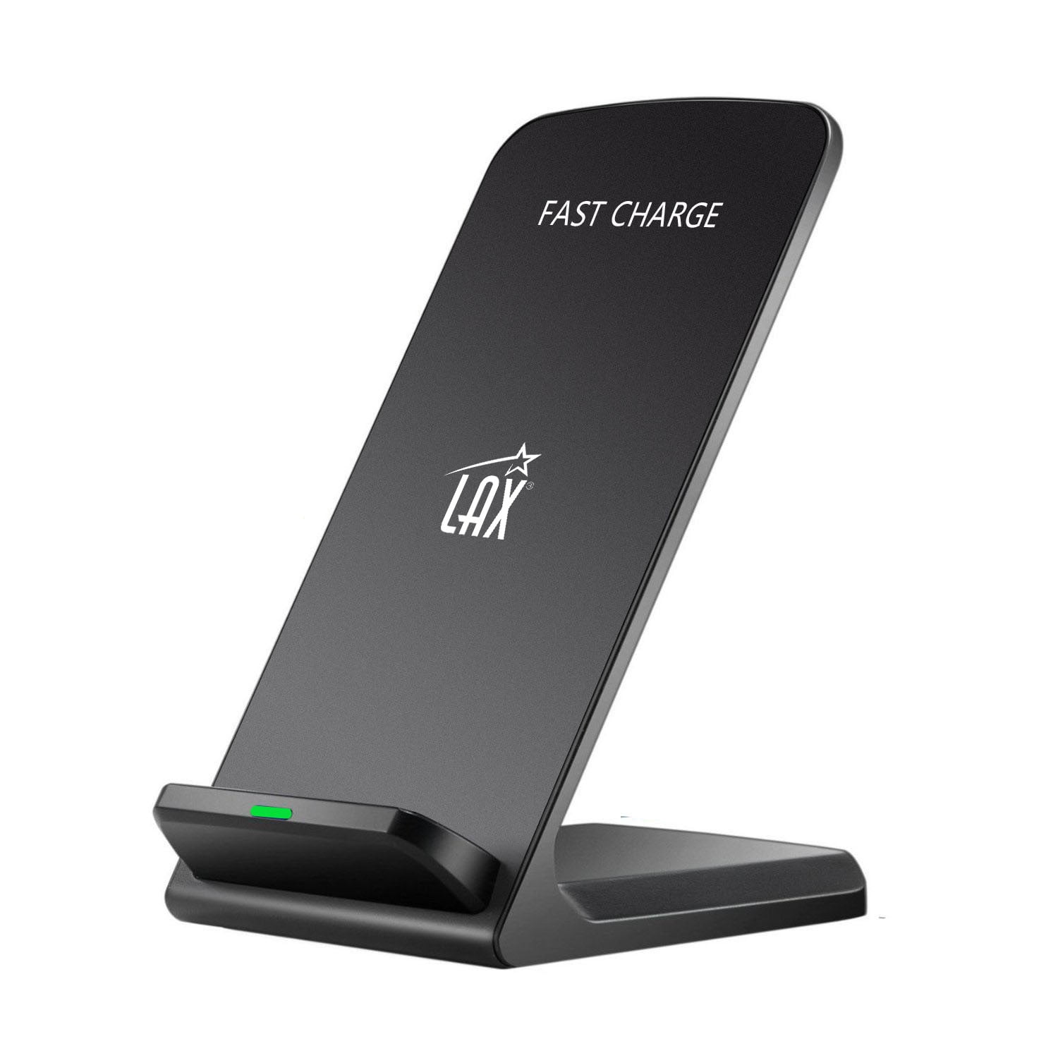 LAX Fast Qi Wireless Charger Stand for iPhone /, Samsung, Google Pixel