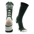 thumbnail image 1 of LAX Lacrosse Socks with Lacrosse Sticks Athletic Crew Socks (Dark Green/White, Medium), 1 of 2