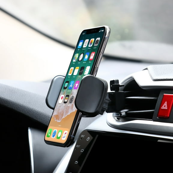 LAX Pro Grip Phone Holder Car Mount for AC Air Vent - Black