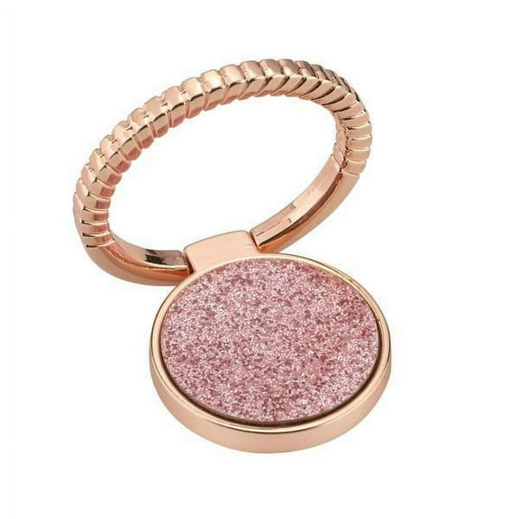LAX Sparkle Phone Ring Holder Kick-Stand 4 inches- Rose Gold