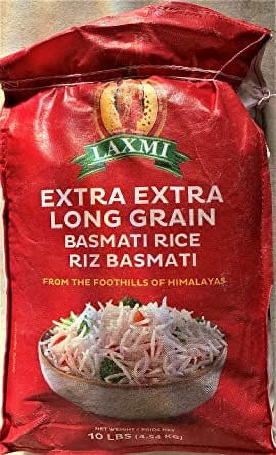 Laxmi Extra Long Grain Basmati Rice 10lb