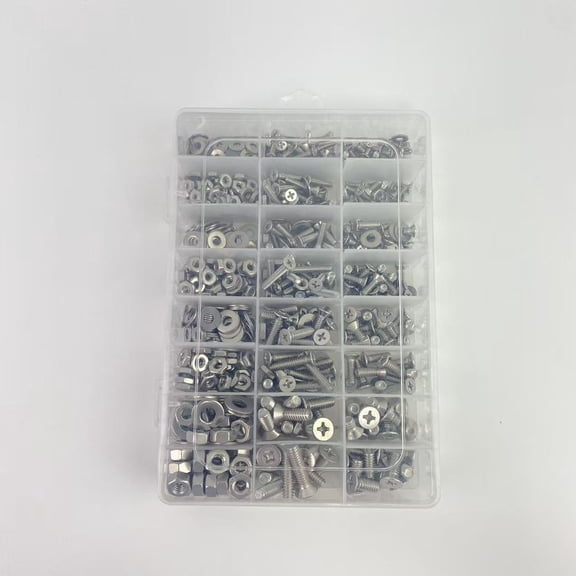 LAXSVG Metal screws,Self Tapping Screws for Metal, #8#10 Self Drilling Screws Assortment Set, 425PCS Assorted Truss Head & Hex Head & Flat Head Self Tapping Sheet Metal Screws, Length 12 to 2