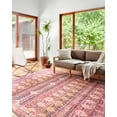 thumbnail image 1 of Loloi Layla LAY-15 Printed Magenta / Multi Area rug 18" x 18" Sample Swatch, 1 of 4