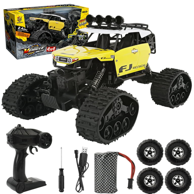 LAYADO Heavy Duty 1 12 Remote Control Truck 4WD Off Road Monster Truck Dual Motors Waterproof for Adults and Kids Walmart