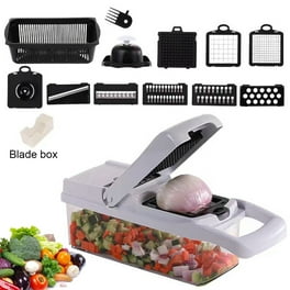 Series 10-In-1, 8 Blade Vegetable Slicer, Onion Mincer Chopper, Vegetable  Chopper, Cutter, Dicer, Egg Slicer With Container