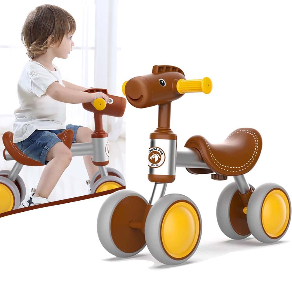 LAYADO Baby Balance Bike, Walker Toy for 12 Year Old, Toddler 4 Wheels