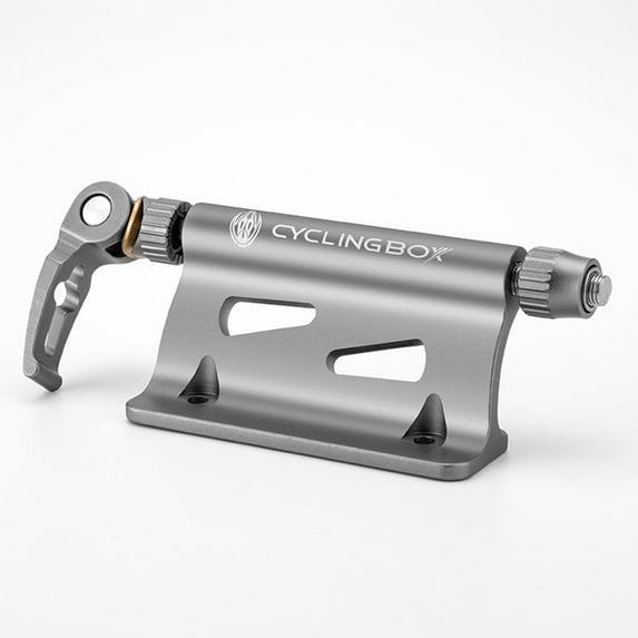 LAYADO Aluminum Alloy Bike Fork Mount Carrier Rack, Grey, 16.1 cm, Exterior Automotive Accessories