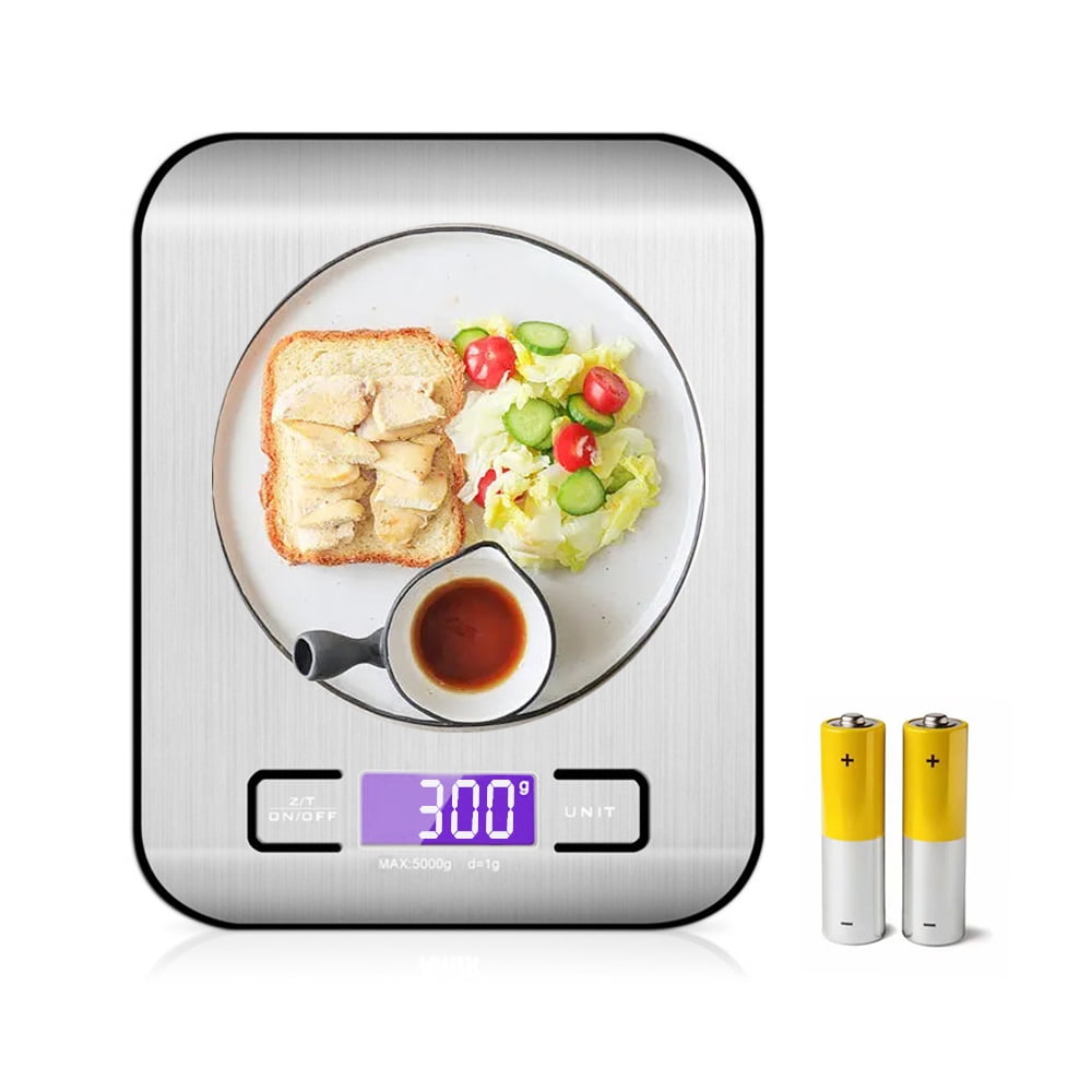 LAYADO Digital Food Kitchen Scale, 11lb 1g/0.05oz Precise Graduation, 5