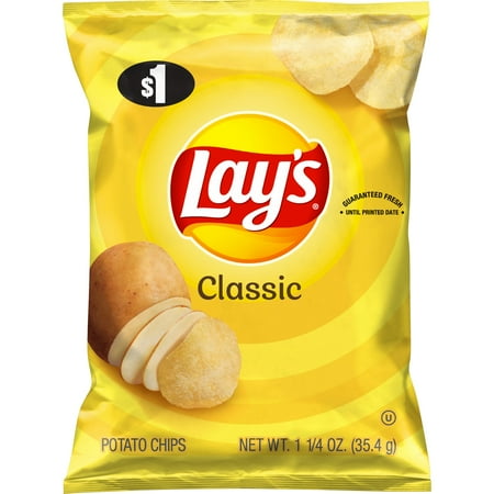 Lay's Classic Potato Chips, 1.25 oz Bag