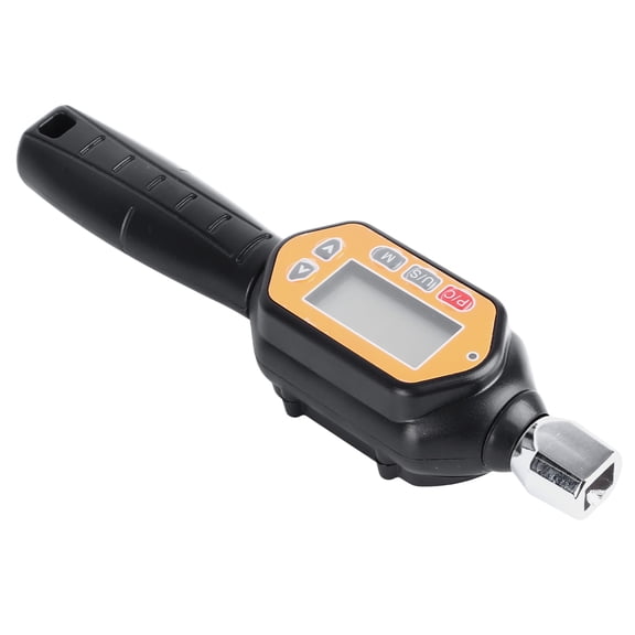LAZIOEGR 1/4 Inch Digital Torsion Wrench with Buzzer and LED Flash Light, 30N.m High Accuracy Interchangeable Head Torque Spanner Tool