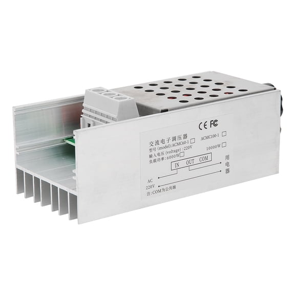 LAZIOEGR 10000W Ultra High Power SCR Voltage Regulator Speed Controller Dimmer Thermostat AC 220V Variable Light Switch Motor Speed Governor Lamp Dimmer Device