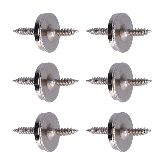 LAZIOEGR 10Set Ultrathin Door Hole Magnet Disc Hole Magnet Countersunk Hole Magnet Circular Magnet For Glass Cabinets And Sliding Doors Heavy Duty Home Hardware
