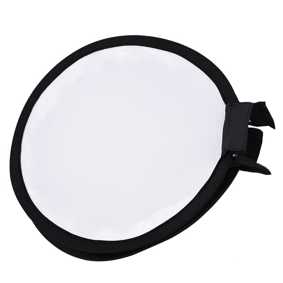 LAZIOEGR 11.81 inches / 30cm Mini Portable Round Beauty Dish Speedlite Flash Diffuser Softbox for Universal Camera Flashes